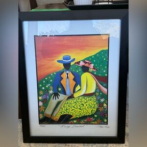 Limited Edition Patricia Sabree framed Giclee on Paper “Moving Forward”